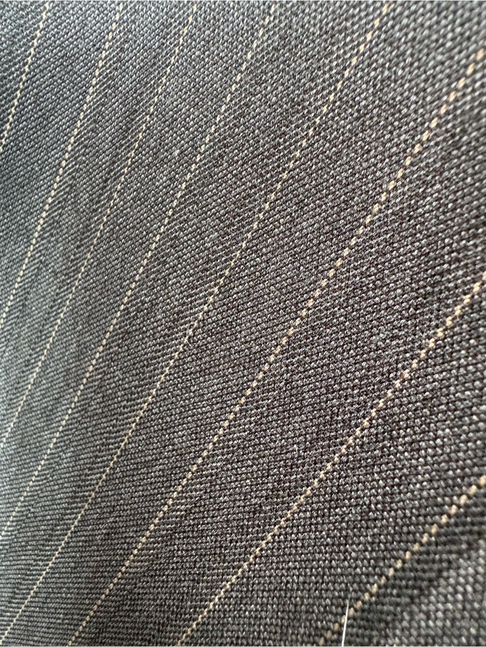 LOFT NWT Marissa Pinstripe Trousers/Dress Pants in Brown/Gold Size 8 -- NWT FLAW - Picture 12 of 16